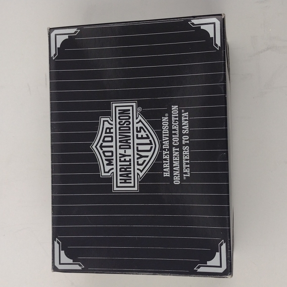 HARLEY DAVIDSON ORNAMENT Collection- LETTERS TO SANTA 1997 Vtg - Picture 5 of 9